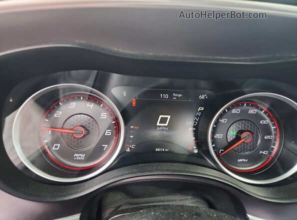 2C3CDXBG8KH665087 2019 DODGE CHARGER Серый Вид щитка приборов