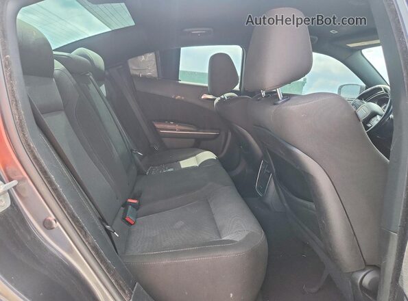 2C3CDXBG8KH672606 2019 DODGE CHARGER Gray Rear seats view