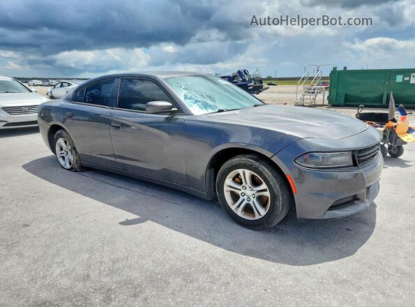 2C3CDXBG8KH672606 2019 DODGE CHARGER Gray Front right