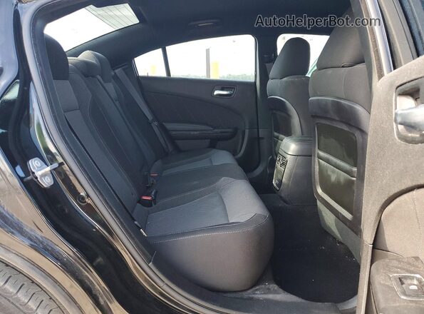 2C3CDXBG8KH726079 2019 DODGE CHARGER Black Widok wnętrza z tyłu