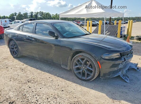 2C3CDXBG8KH726079 2019 DODGE CHARGER Black Przód prawy