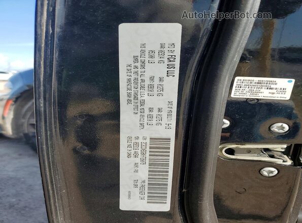 2C3CDXBG8KH726079 2019 DODGE CHARGER Black Widok naklejki z numerem VIN