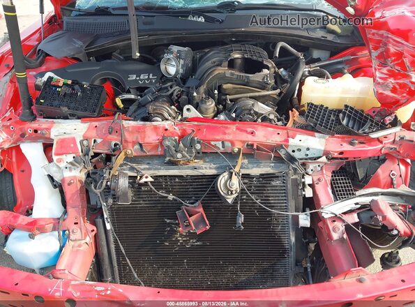 2C3CDXBG8KH728009 2019 DODGE CHARGER Red Հետևի տեսք
