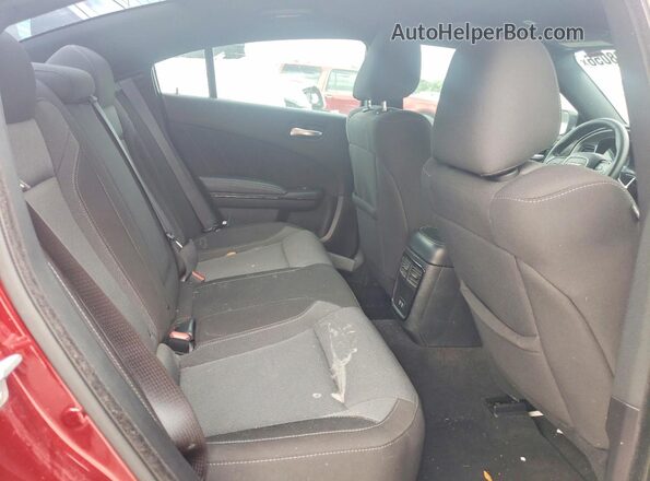 2C3CDXBG8LH150530 2020 DODGE CHARGER Maroon Widok tylnych siedzeń