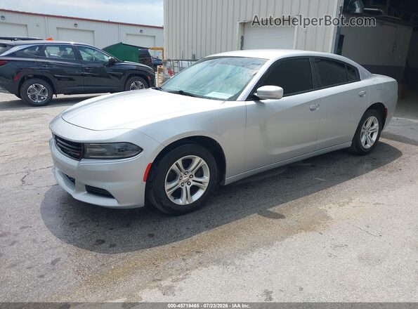 2C3CDXBG8LH190154 2020 DODGE CHARGER Silver წინა მარცხენა ხედი სამი მეოთხედიდან