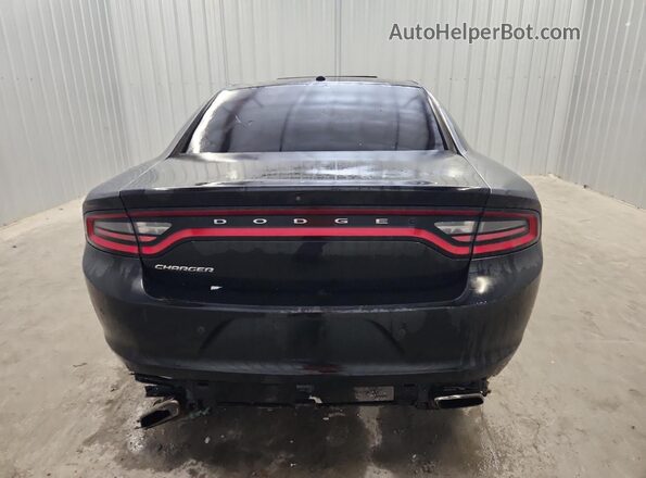 2C3CDXBG8LH204120 2020 DODGE CHARGER Black უკანა ხედი