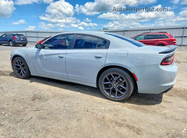 2C3CDXBG8LH228692 2020 DODGE CHARGER Silver Trasero izquierdo
