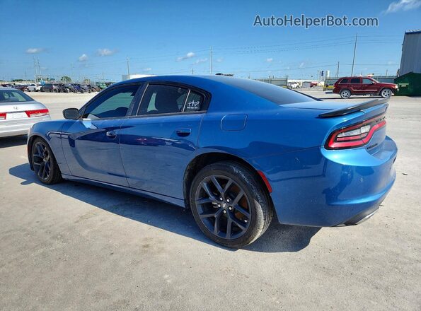 2C3CDXBG8NH162261 2022 DODGE CHARGER Blue Задня ліва чверть