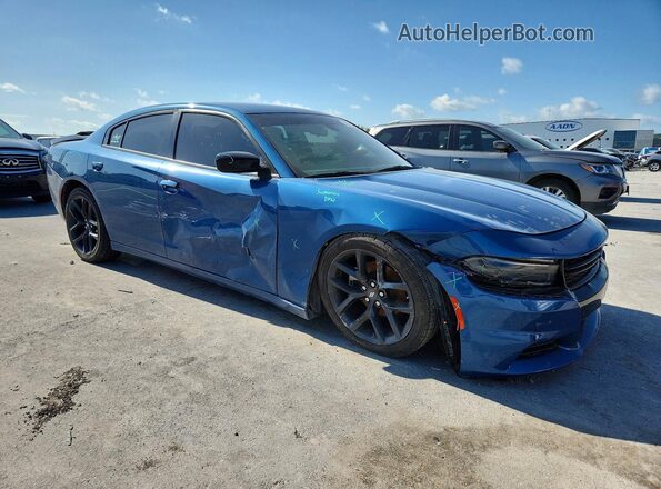 2C3CDXBG8NH162261 2022 DODGE CHARGER Blue Передня права чверть