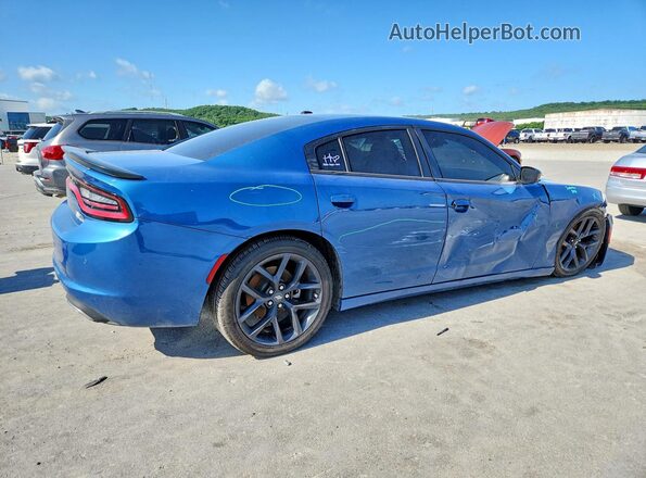 2C3CDXBG8NH162261 2022 DODGE CHARGER Blue Задня права чверть