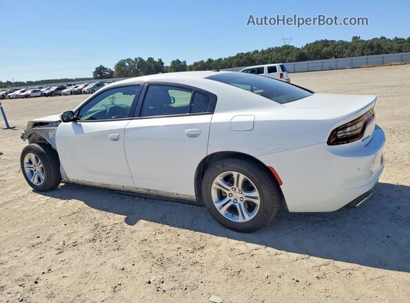 2C3CDXBG8NH196684 2022 DODGE CHARGER White Հետևի ձախ