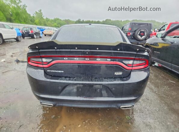 2C3CDXBG8NH201690 2022 DODGE CHARGER Black Widok z tyłu