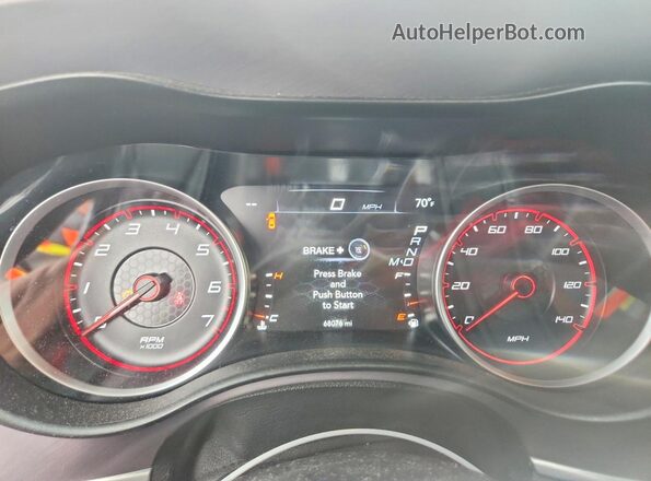 2C3CDXBG8NH201690 2022 DODGE CHARGER Black Widok zestawu wskaźników