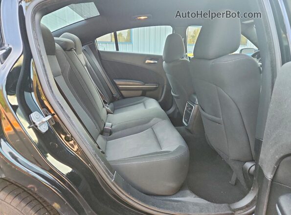 2C3CDXBG8NH212530 2022 DODGE CHARGER Black Vista de los asientos traseros