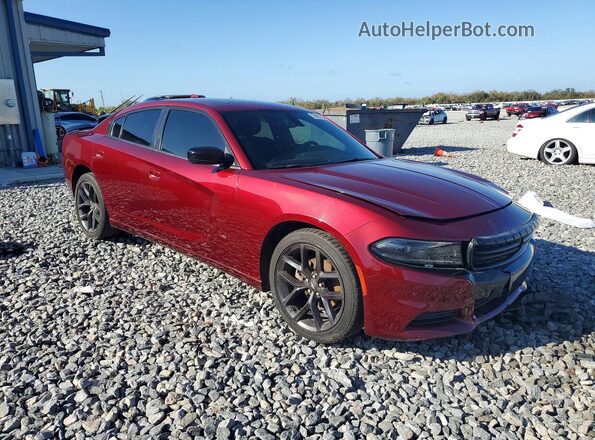 2C3CDXBG8PH592343 2023 DODGE CHARGER Burgundy Передня права чверть