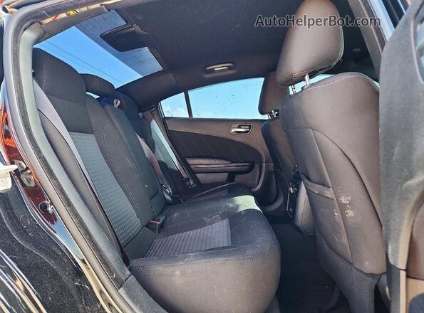 2C3CDXBG8PH623204 2023 DODGE CHARGER Black უკანა სავარძლების ხედი
