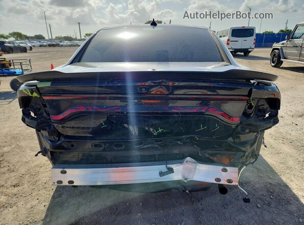 2C3CDXBG8PH623204 2023 DODGE CHARGER Black უკანა ხედი