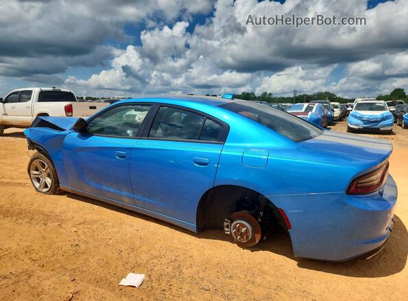 2C3CDXBG8PH626846 2023 DODGE CHARGER Blue Հետևի ձախ