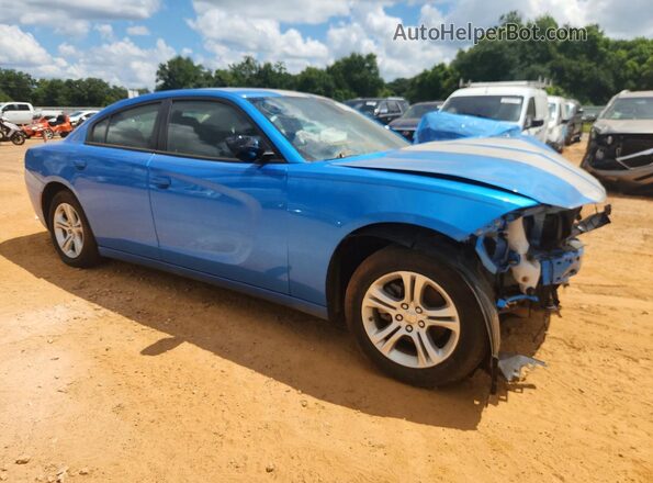 2C3CDXBG8PH626846 2023 DODGE CHARGER Blue Առջևի աջ