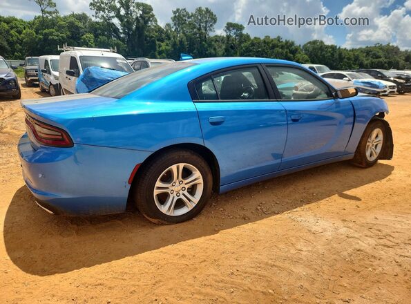 2C3CDXBG8PH626846 2023 DODGE CHARGER Blue Հետևի աջ