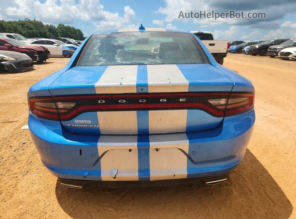 2C3CDXBG8PH626846 2023 DODGE CHARGER Blue Հետևի տեսք