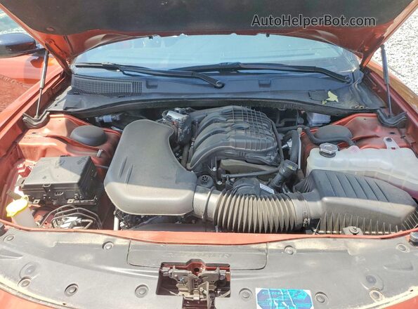 2C3CDXBG8PH638804 2023 DODGE CHARGER Orange Вид задньої частини салону