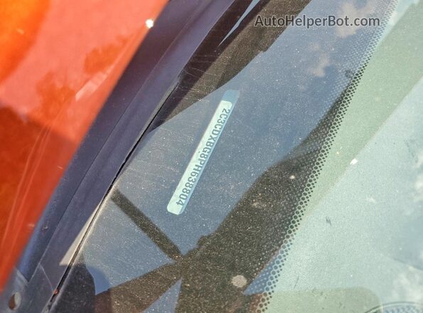 2C3CDXBG8PH638804 2023 DODGE CHARGER Orange Вид підкапотного простору