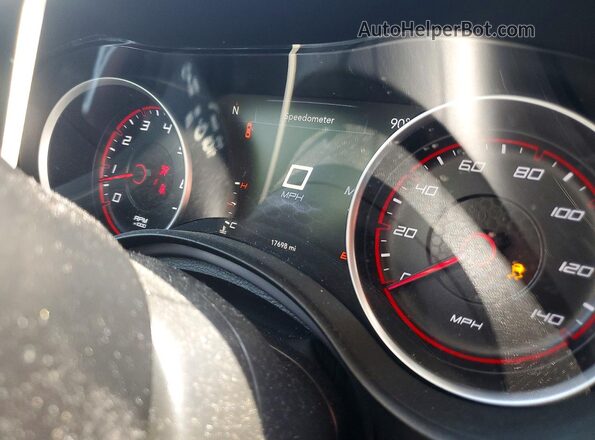 2C3CDXBG8PH638804 2023 DODGE CHARGER Orange Вид щитка приладів