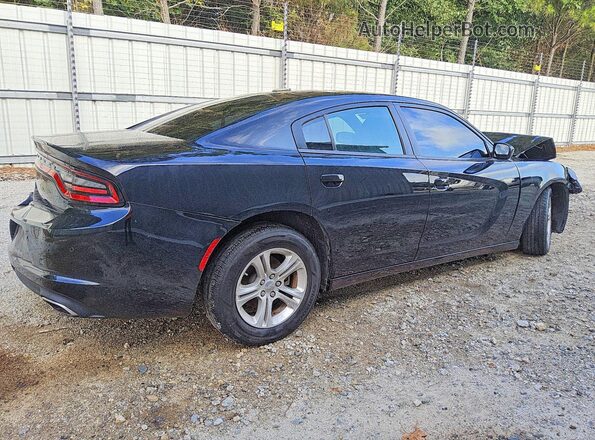 2C3CDXBG8PH640150 2023 DODGE CHARGER Black Հետևի աջ