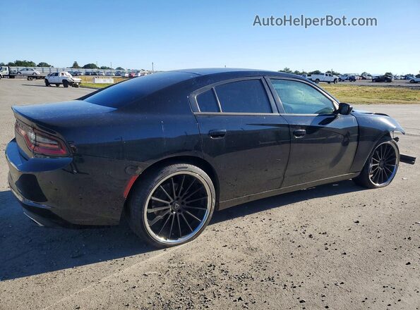 2C3CDXBG9GH266969 2016 DODGE CHARGER Black Trasero derecho