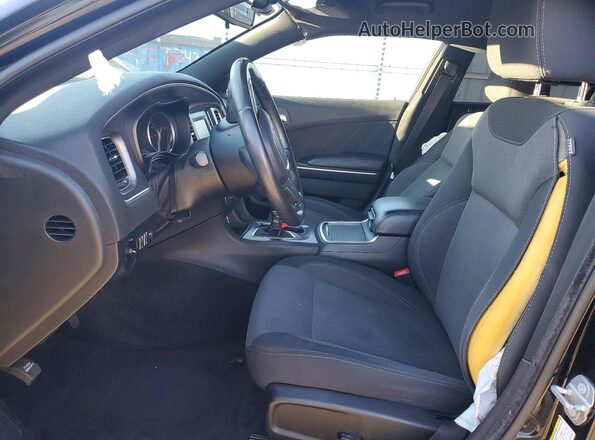 2C3CDXBG9GH266969 2016 DODGE CHARGER Black Vista interior delantera