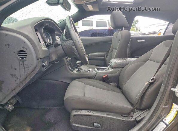 2C3CDXBG9GH312462 2016 DODGE CHARGER Black Vista interior delantera