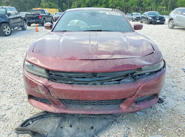 2C3CDXBG9JH173814 2018 DODGE CHARGER Red Widok z przodu