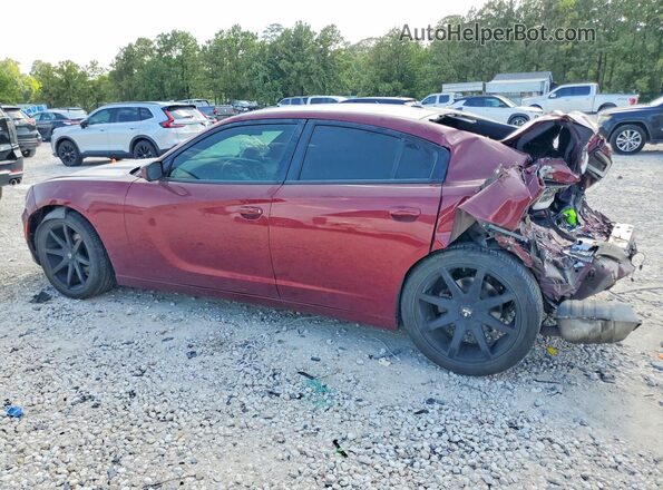 2C3CDXBG9JH173814 2018 DODGE CHARGER Red Tył lewy