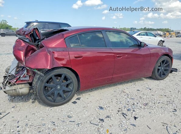 2C3CDXBG9JH173814 2018 DODGE CHARGER Red Tył prawy
