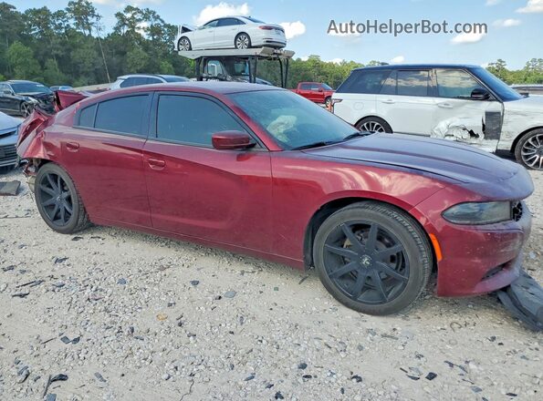 2C3CDXBG9JH173814 2018 DODGE CHARGER Red Przód prawy