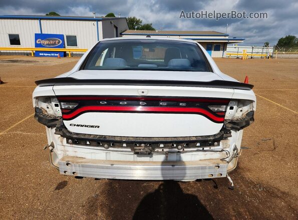 2C3CDXBG9KH615427 2019 DODGE CHARGER White Հետևի տեսք