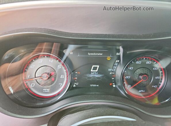 2C3CDXBG9KH615427 2019 DODGE CHARGER White Սարքավորումների վահանակի տեսք