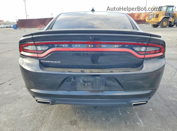 2C3CDXBG9KH624404 2019 DODGE CHARGER Black Rear view
