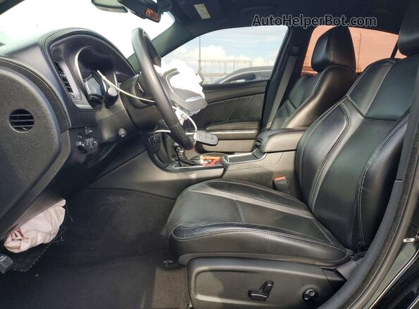 2C3CDXBG9KH624404 2019 DODGE CHARGER Black Front interior view