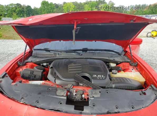 2C3CDXBG9KH631921 2019 DODGE CHARGER Red Vista interior trasera