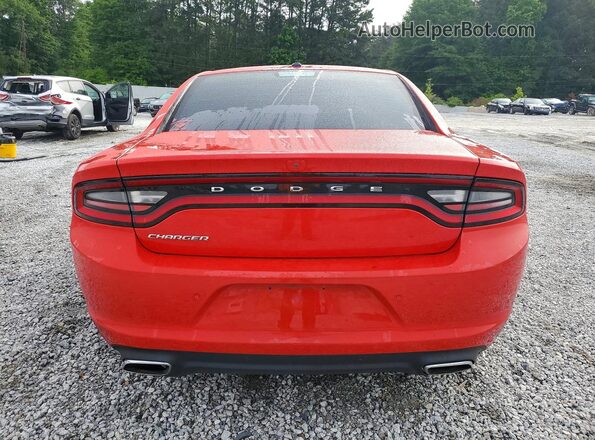 2C3CDXBG9KH631921 2019 DODGE CHARGER Red Vista trasera