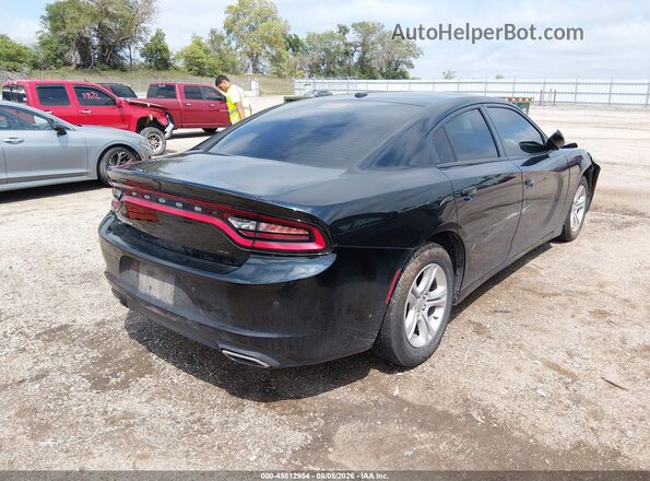 2C3CDXBG9KH659914 2019 DODGE CHARGER Черный Задняя правая четверть