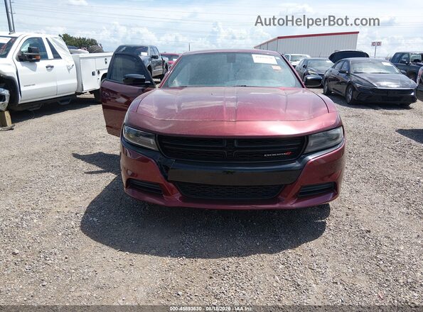 2C3CDXBG9KH670587 2019 DODGE CHARGER Бордовый Вид щитка приборов
