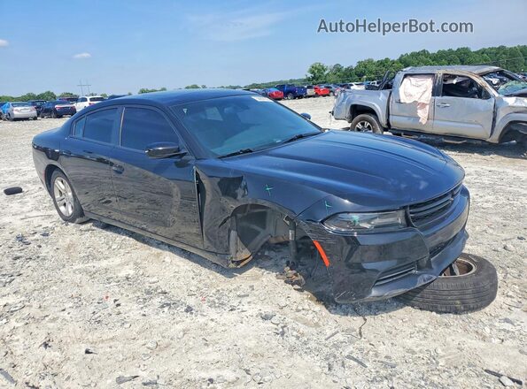 2C3CDXBG9LH134191 2020 DODGE CHARGER Black Przód prawy