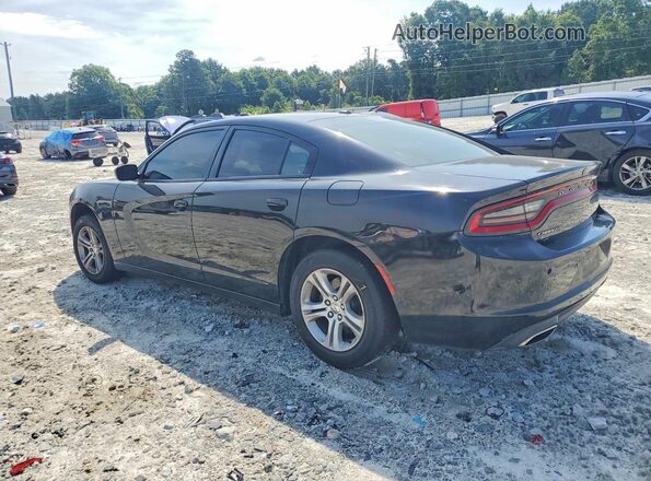 2C3CDXBG9LH134191 2020 DODGE CHARGER Black Tył lewy