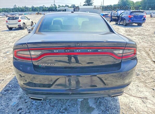 2C3CDXBG9LH134191 2020 DODGE CHARGER Black Widok z tyłu