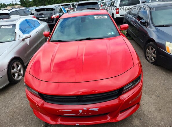 2C3CDXBG9LH140492 2020 DODGE CHARGER Red Vista frontal