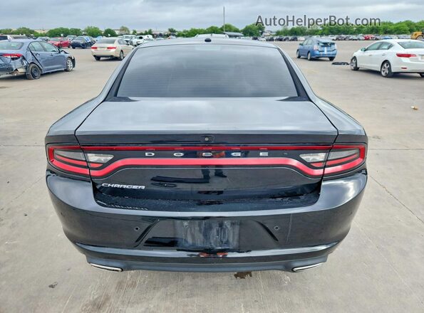 2C3CDXBG9LH140573 2020 DODGE CHARGER Black Widok z tyłu