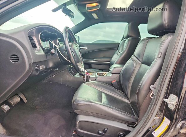 2C3CDXBG9LH140573 2020 DODGE CHARGER Black Widok wnętrza z przodu